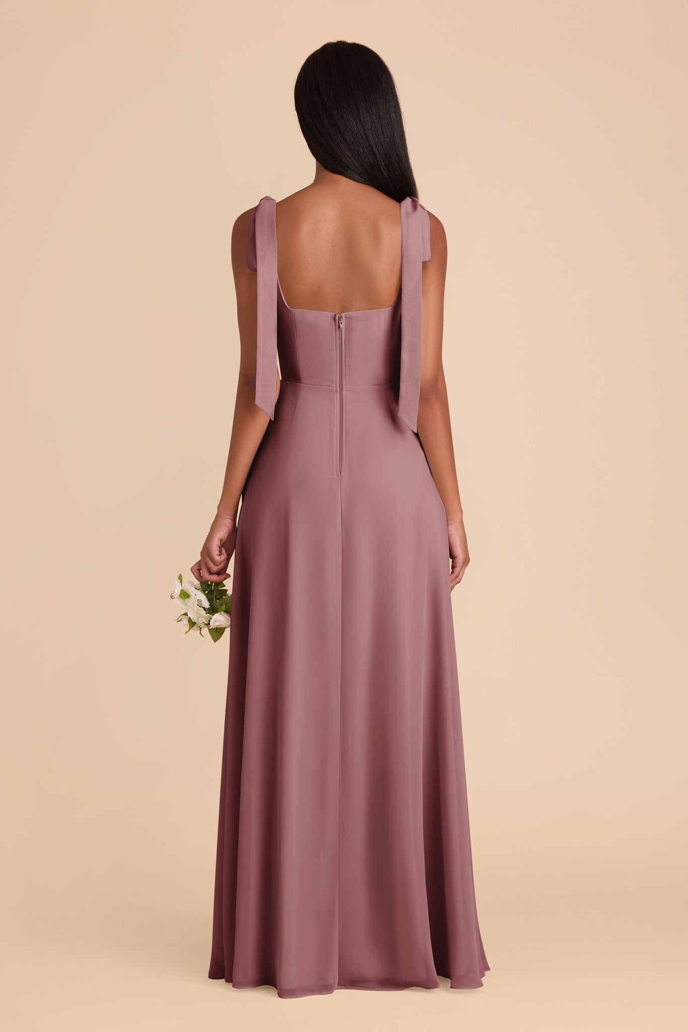 Dark Mauve Alex Convertible Dress by Birdy Grey