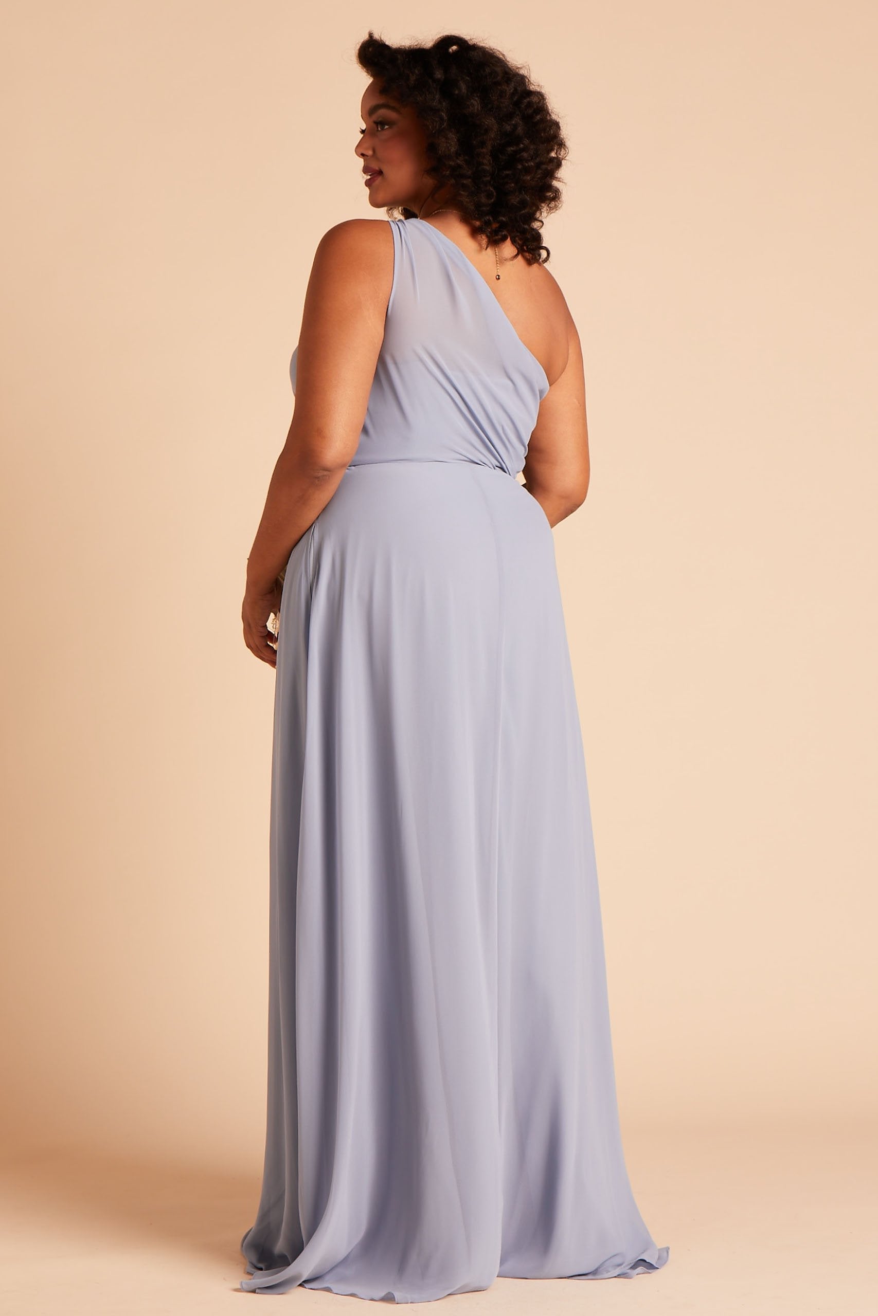 Kira Dress Curve - Dusty Blue