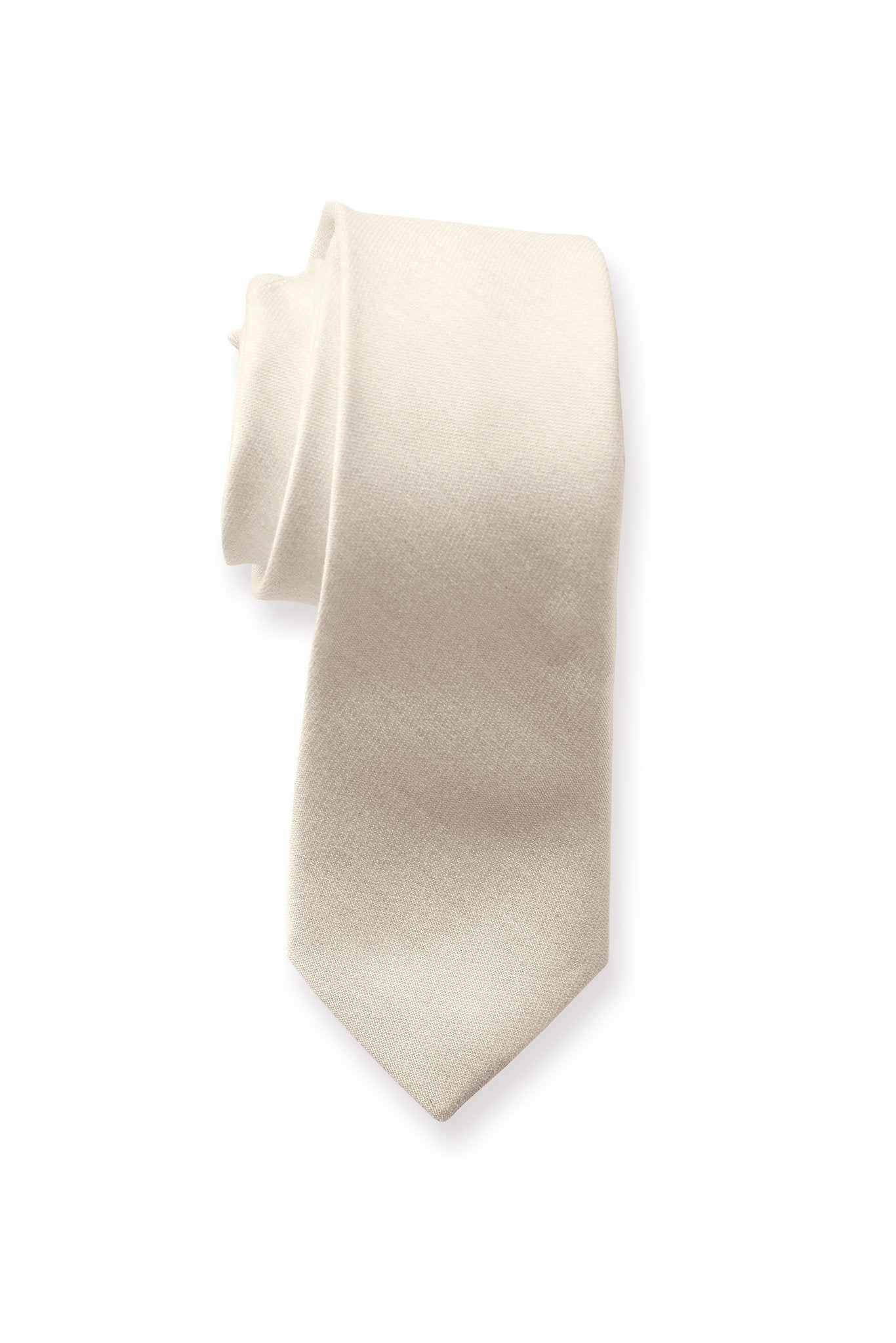 Simon Necktie in Champagne by Birdy Grey, front view