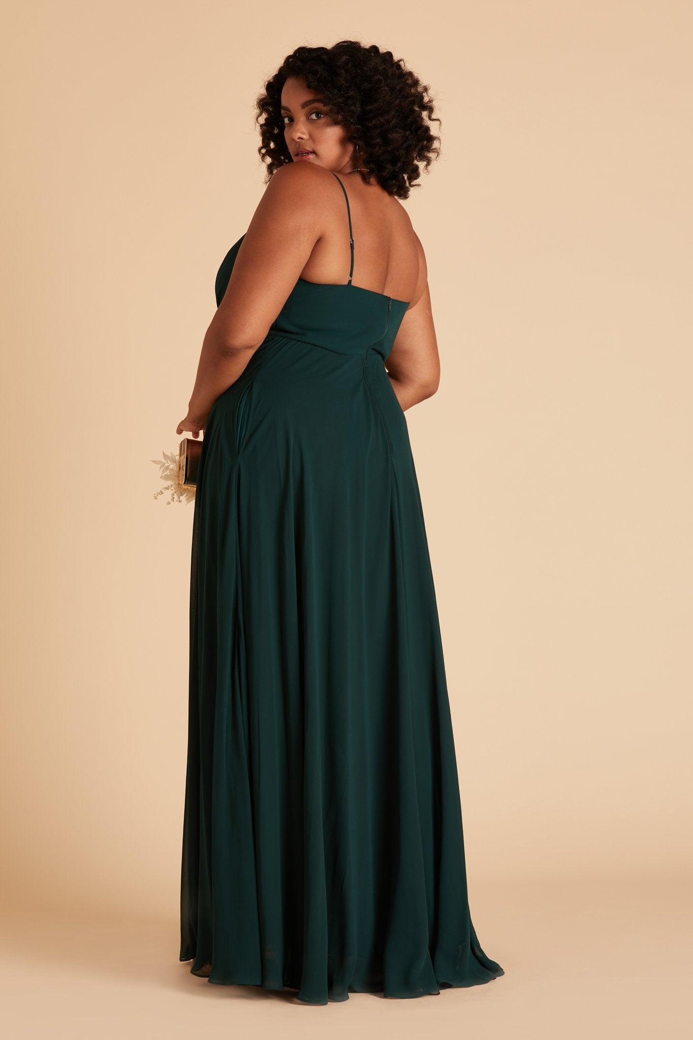 Kaia Dress Curve - Emerald