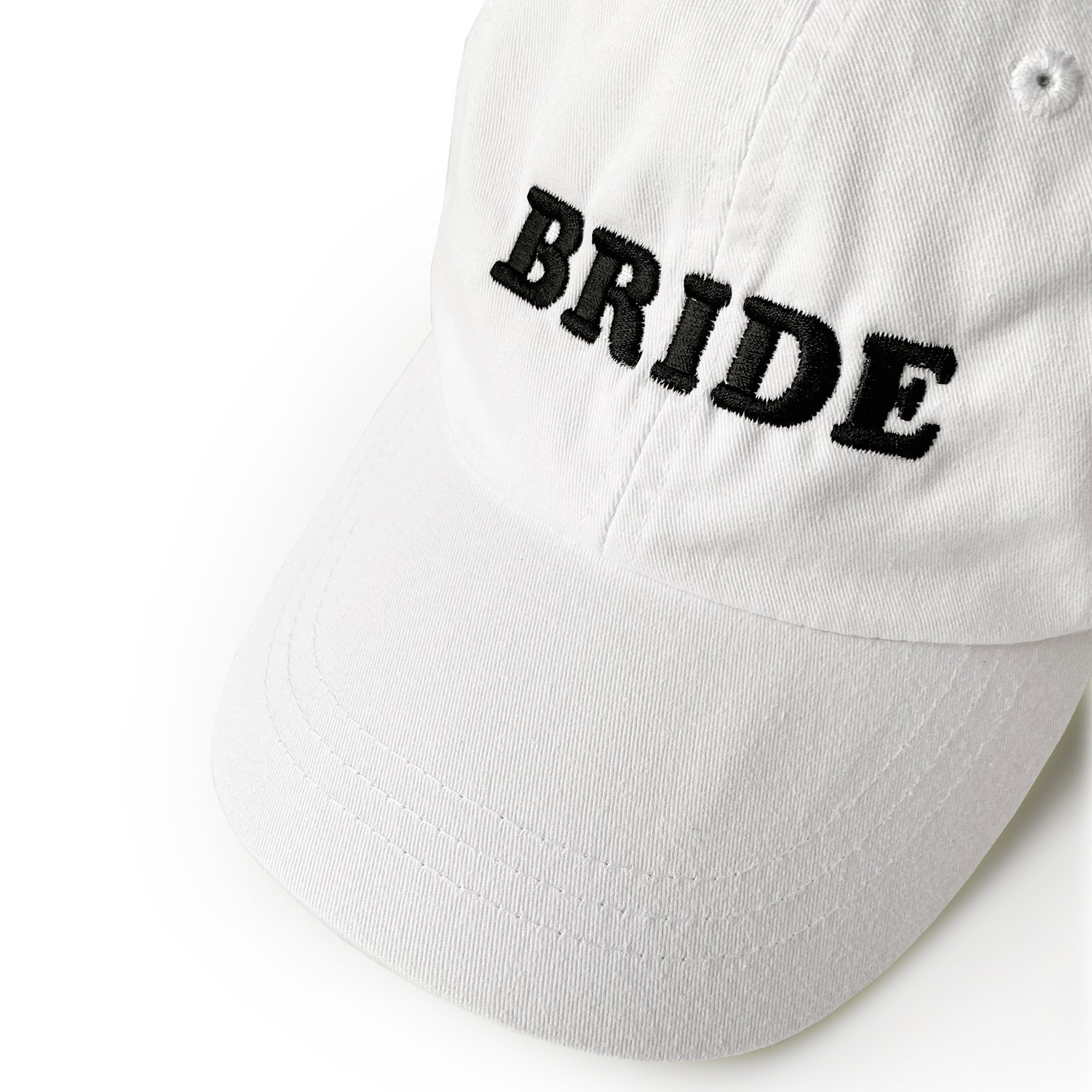 Bride Saturday + Sunday baseball cap by Birdy Grey, front view