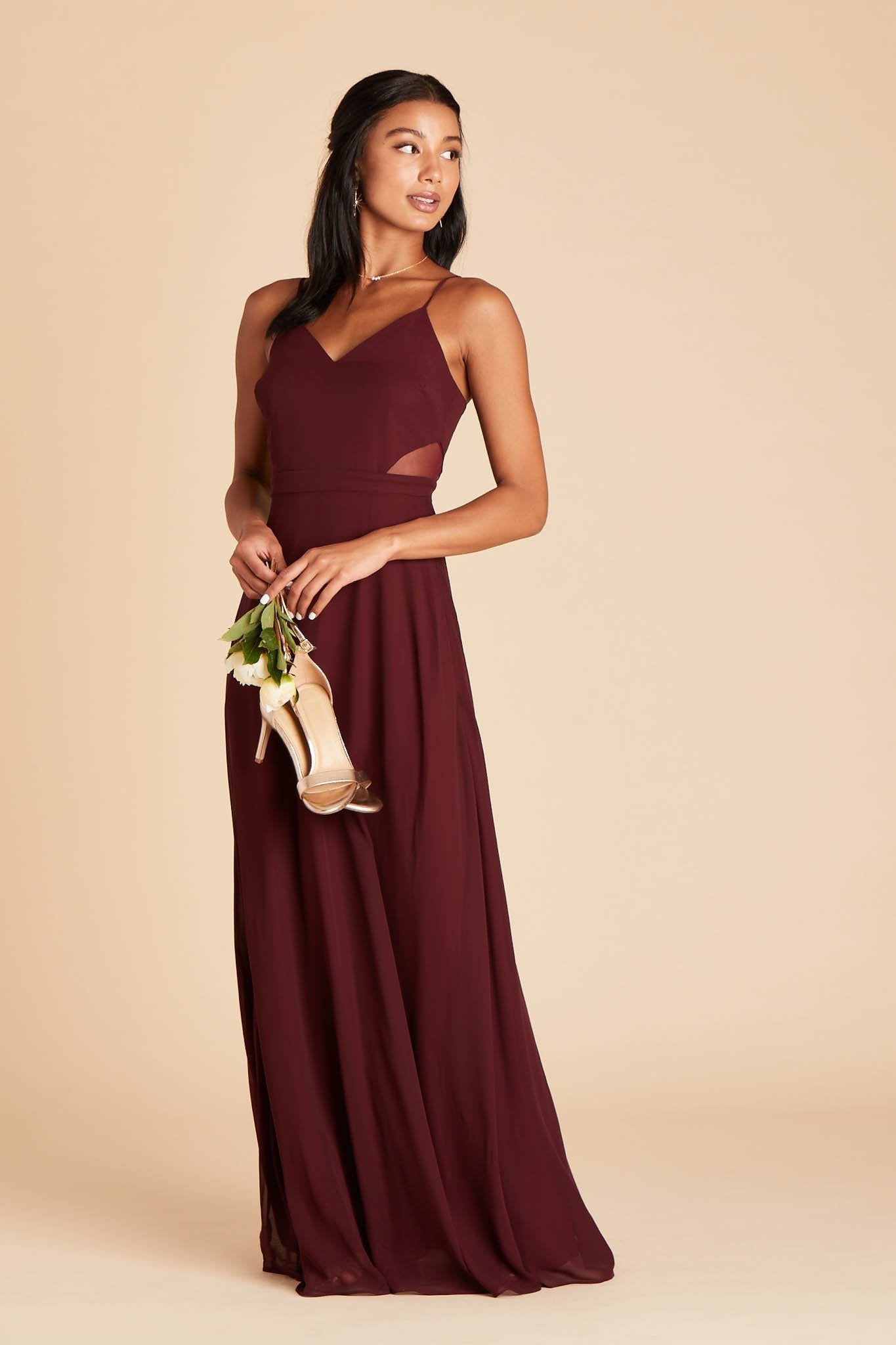 Lin Dress - Cabernet