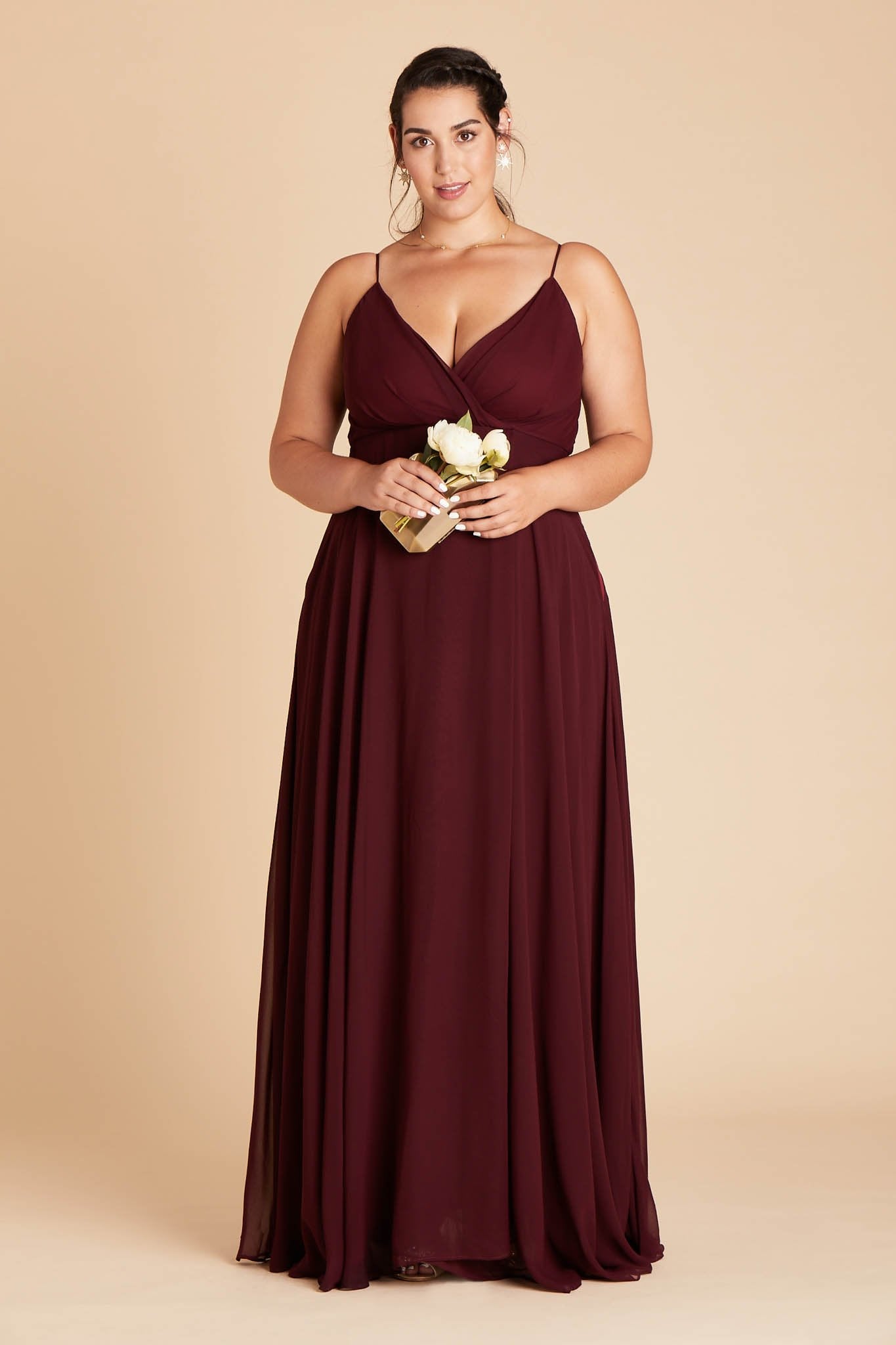 Kaia Dress Curve - Cabernet