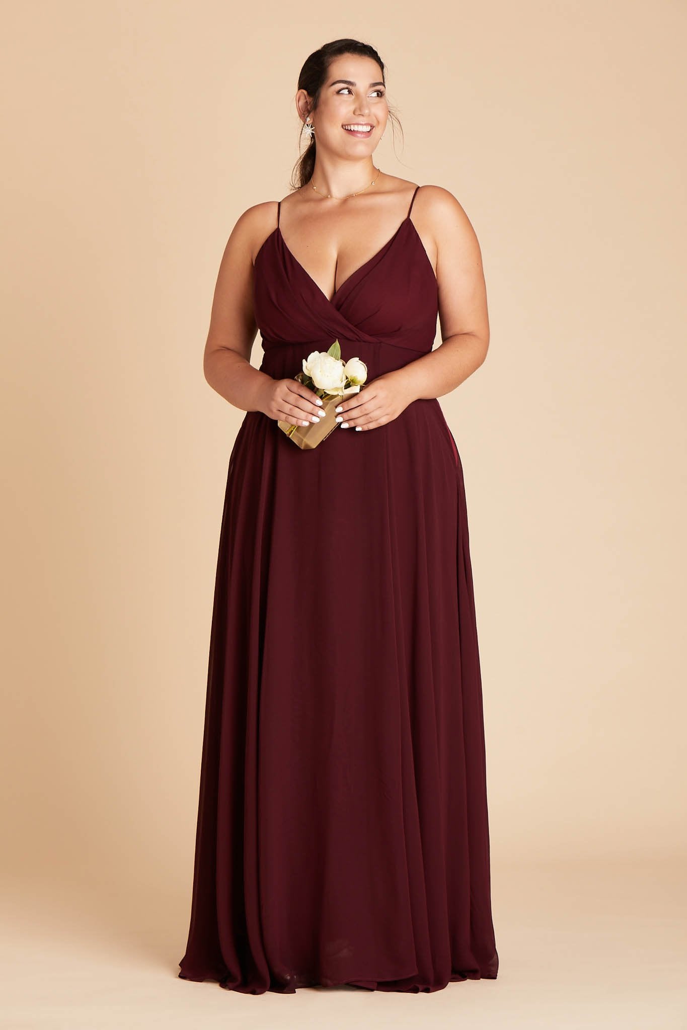 Kaia Dress Curve - Cabernet