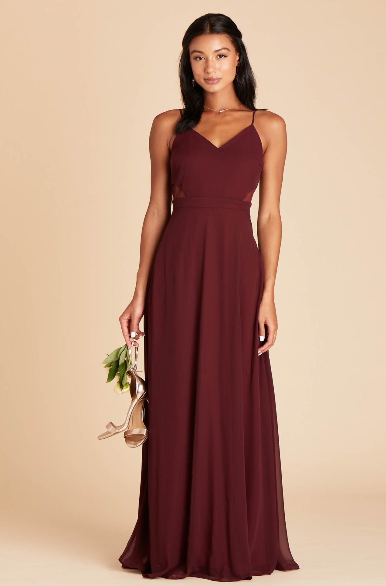 Lin Dress - Cabernet