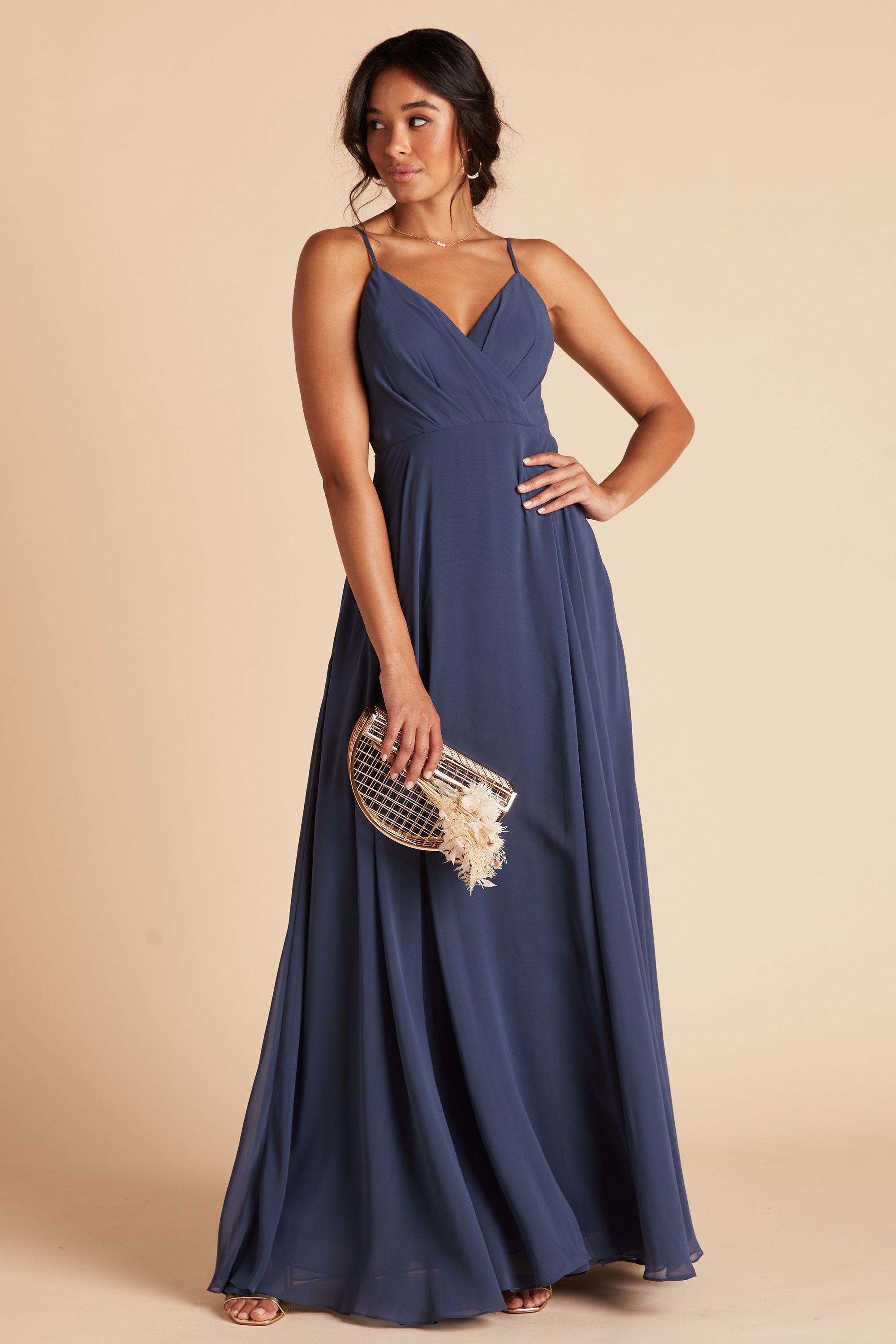 Kaia Dress - Slate Blue