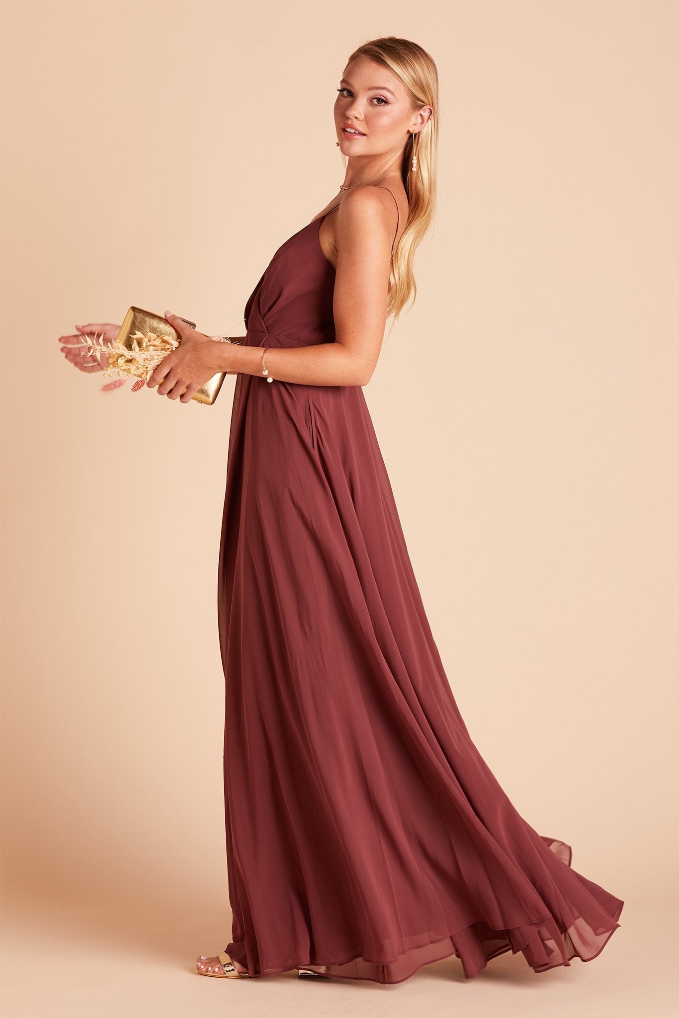 Kaia Dress - Rosewood