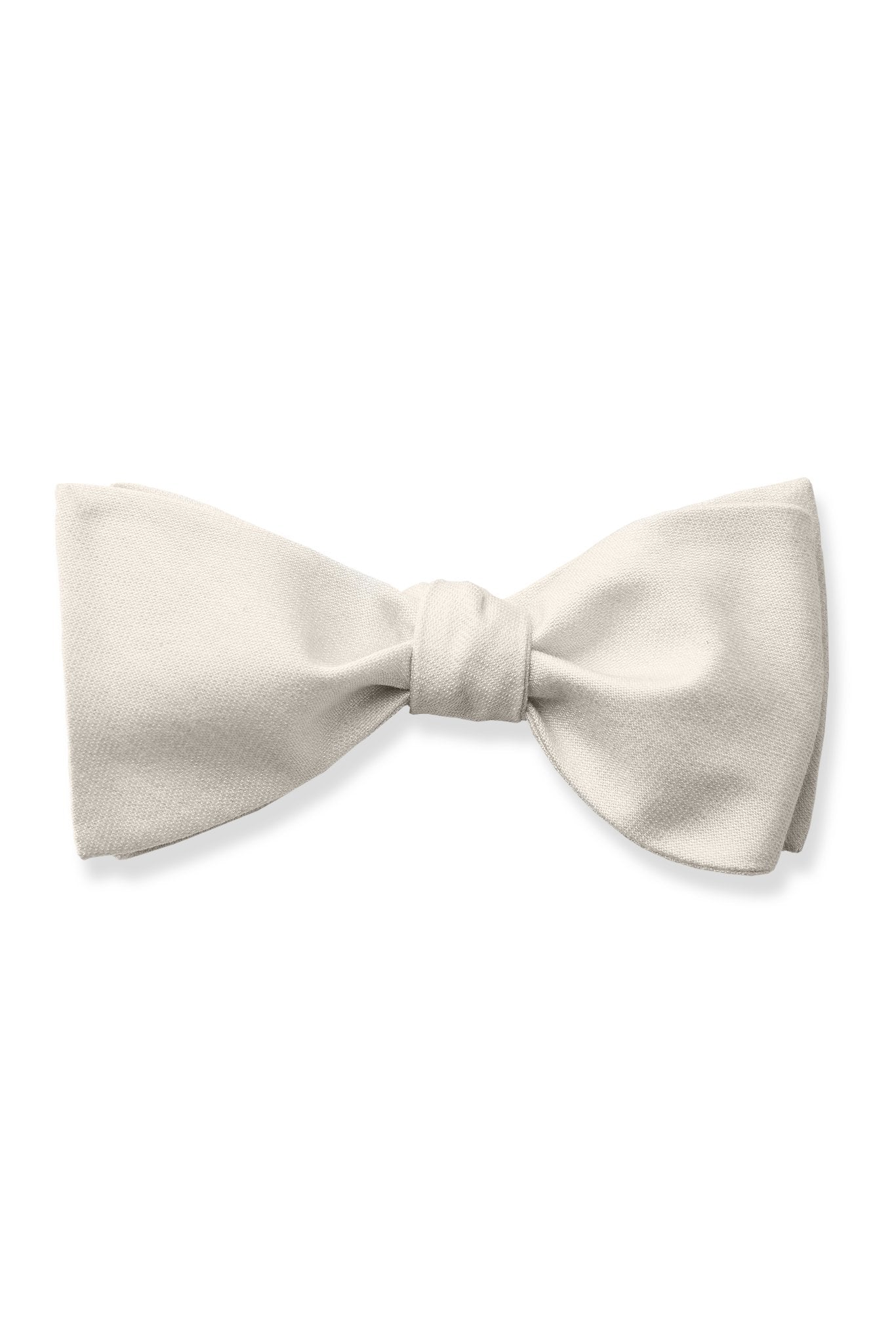 Daniel Bow Tie in champagne by Birdy Grey, front view