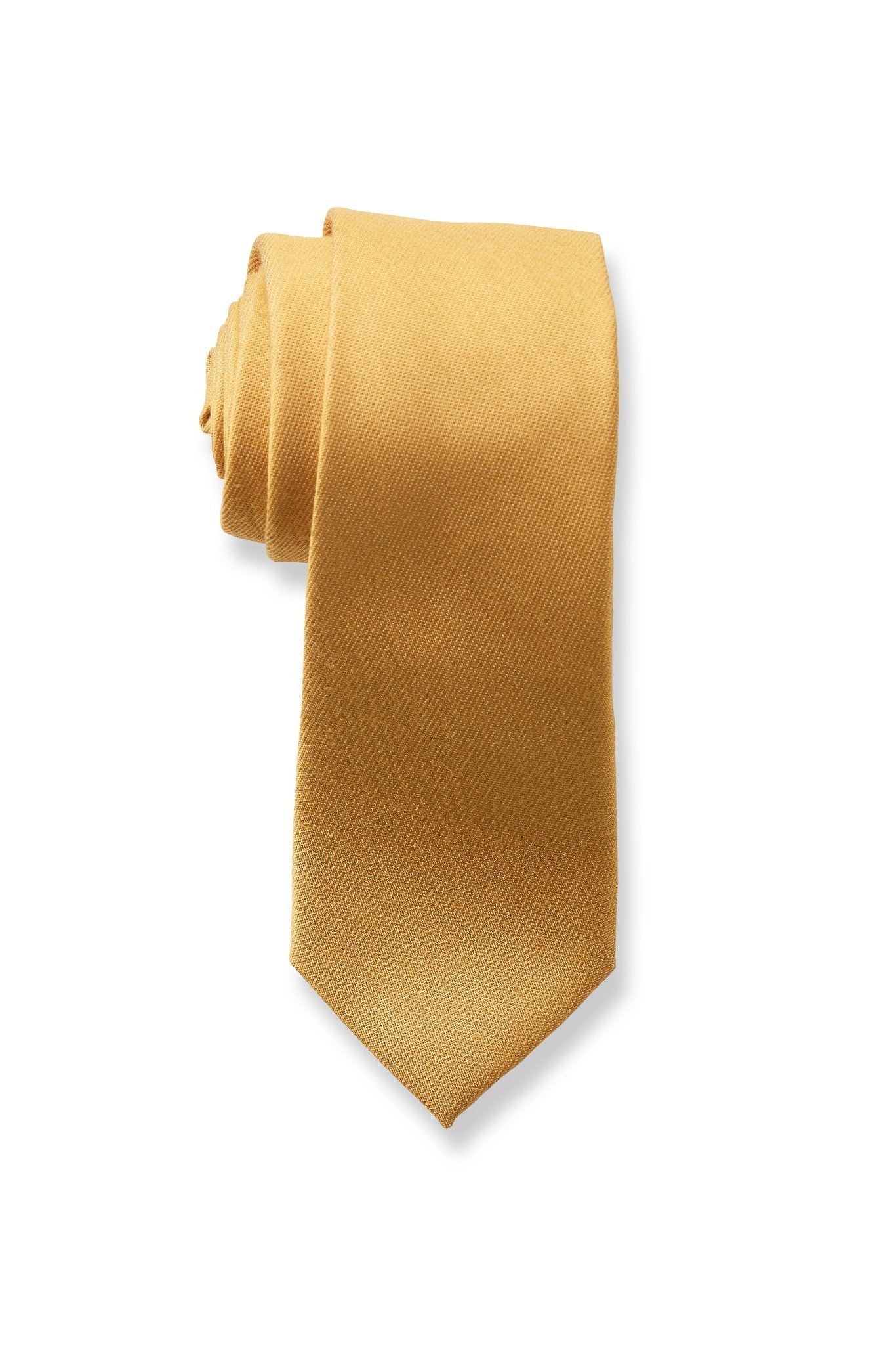 Simon Necktie in Marigold by Birdy Grey, front view