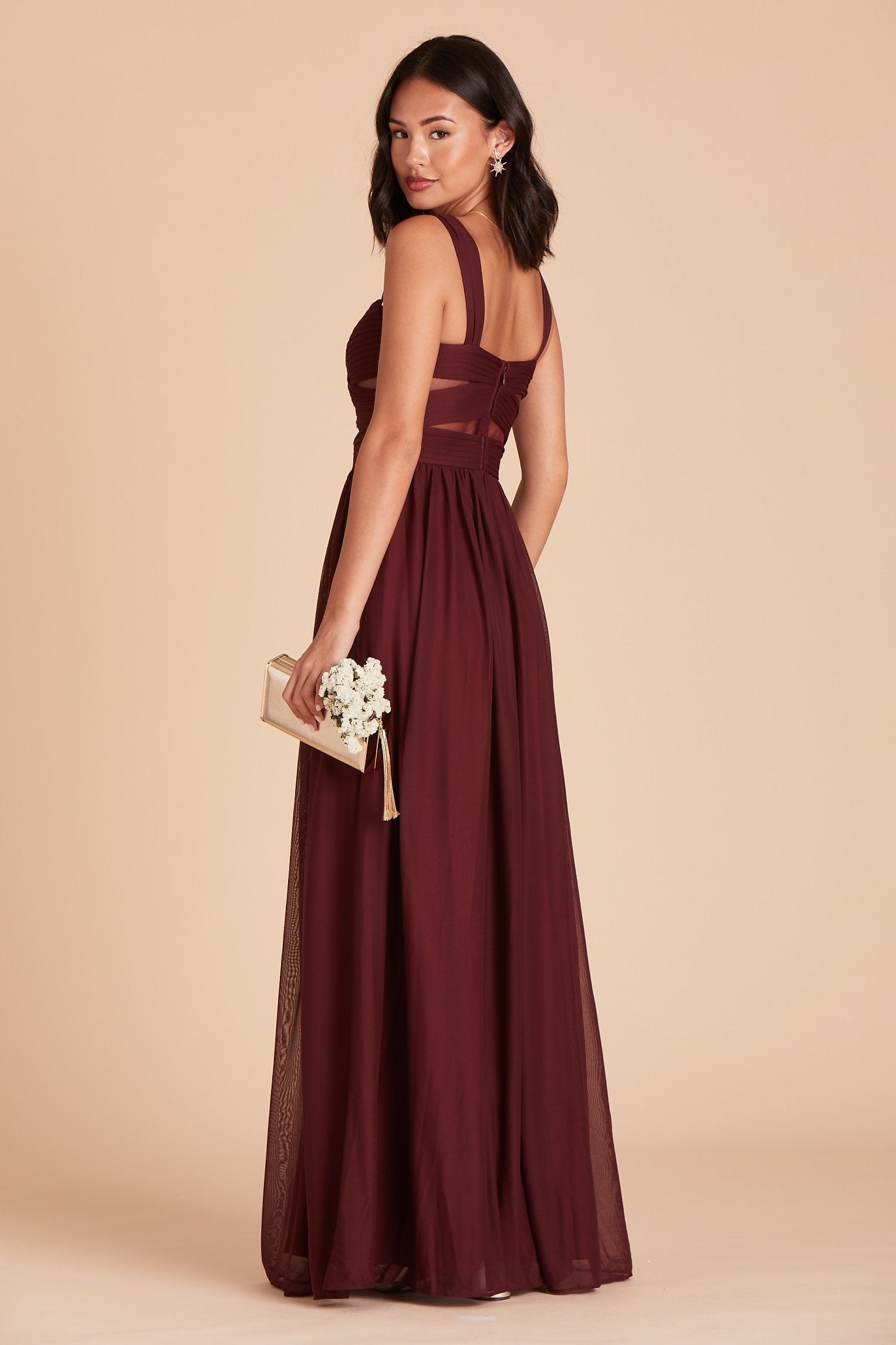 Elsye Dress - Cabernet