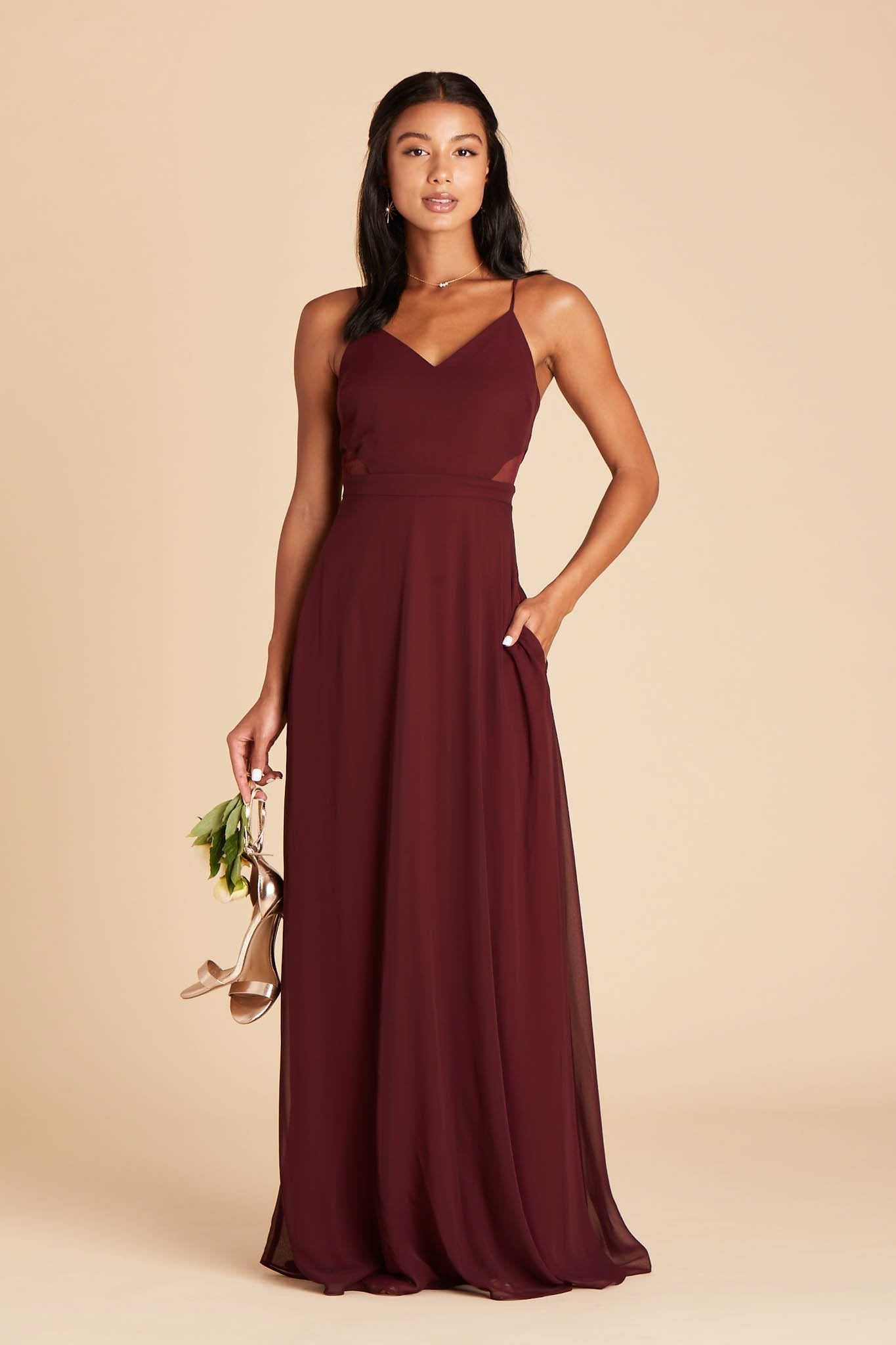 Lin Dress - Cabernet