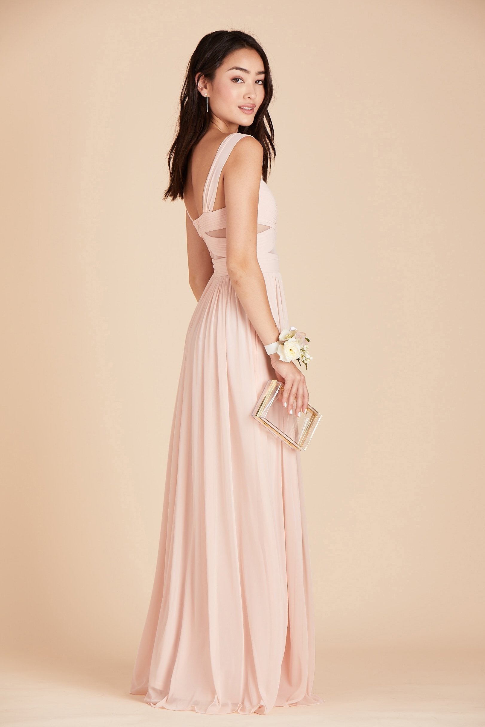 Elsye Dress - Pale Blush