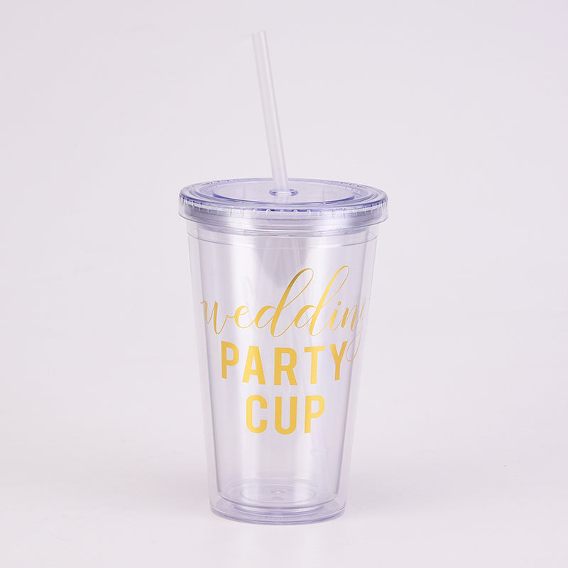 Clear Tumbler with 