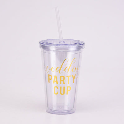 Clear Tumbler with 