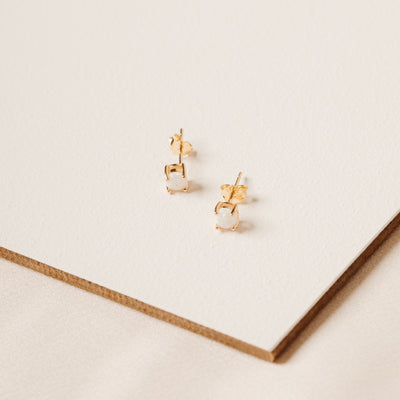 Opal Stud Earrings