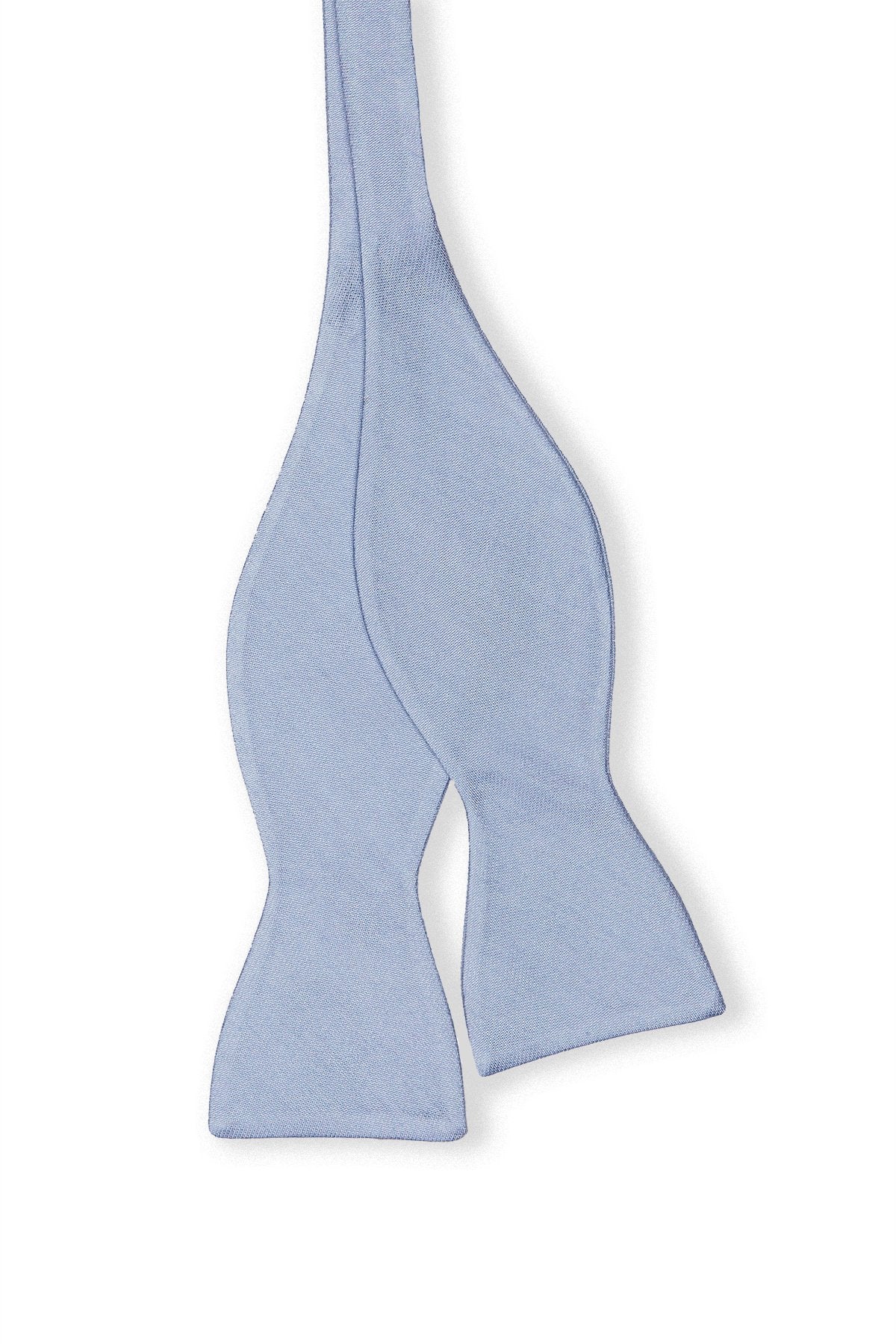 Daniel Bow Tie in dusty blue by Birdy Grey, front view