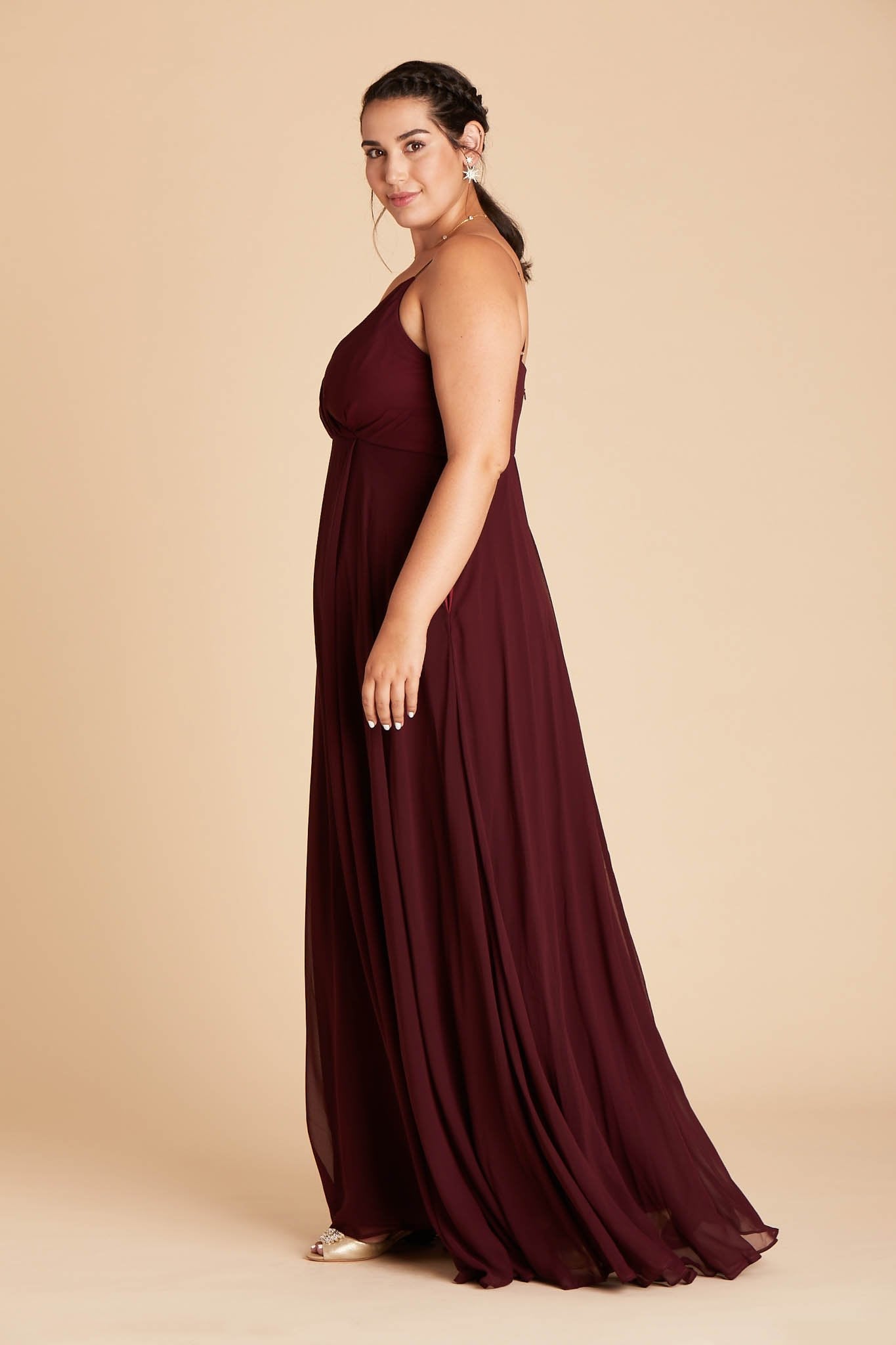 Kaia Dress Curve - Cabernet