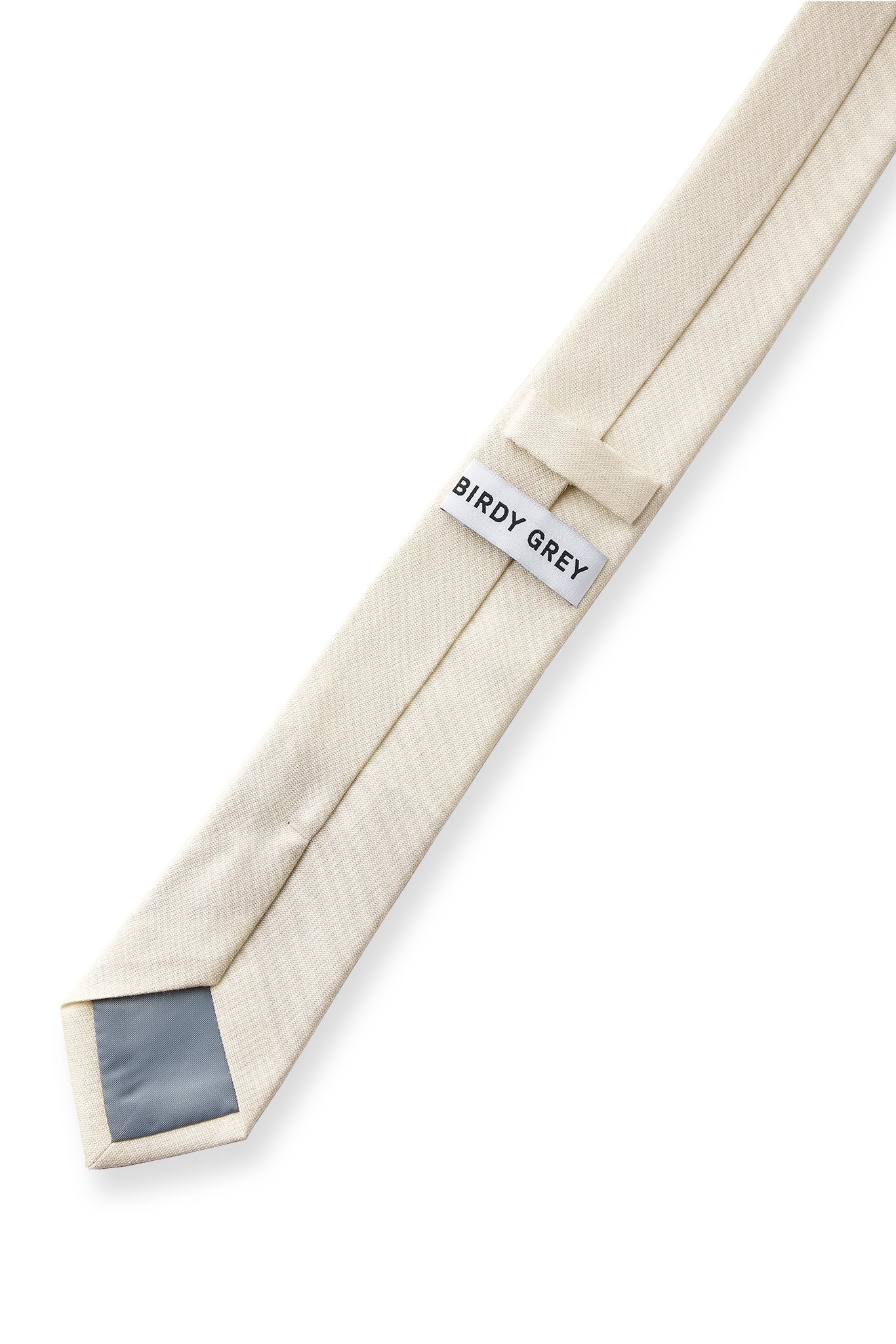 Simon Necktie in Champagne by Birdy Grey, back view