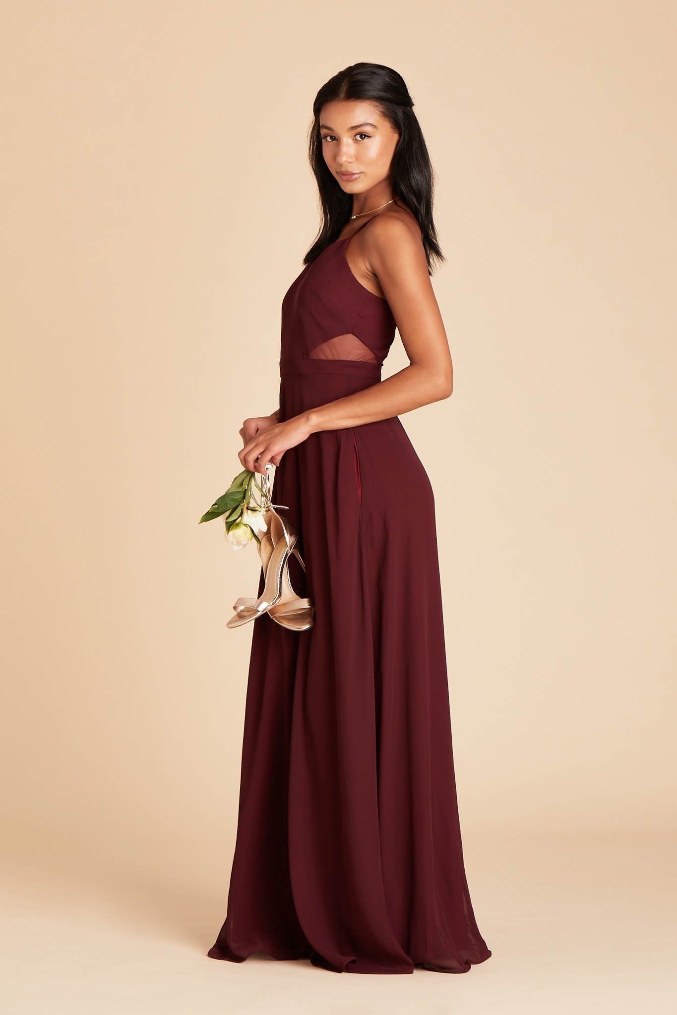 Lin Dress - Cabernet