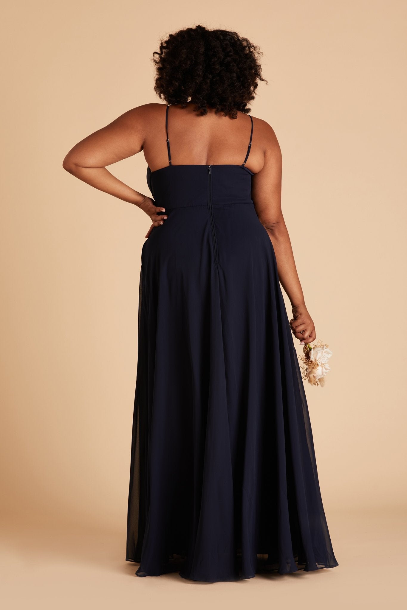 Kaia Dress Curve - Navy