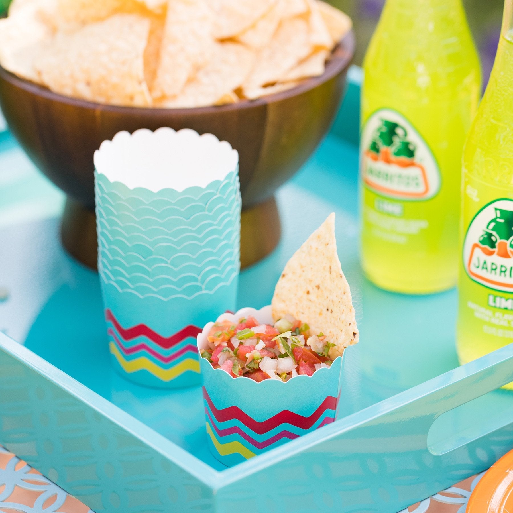 Fiesta Food Cups by Birdy Grey, front view