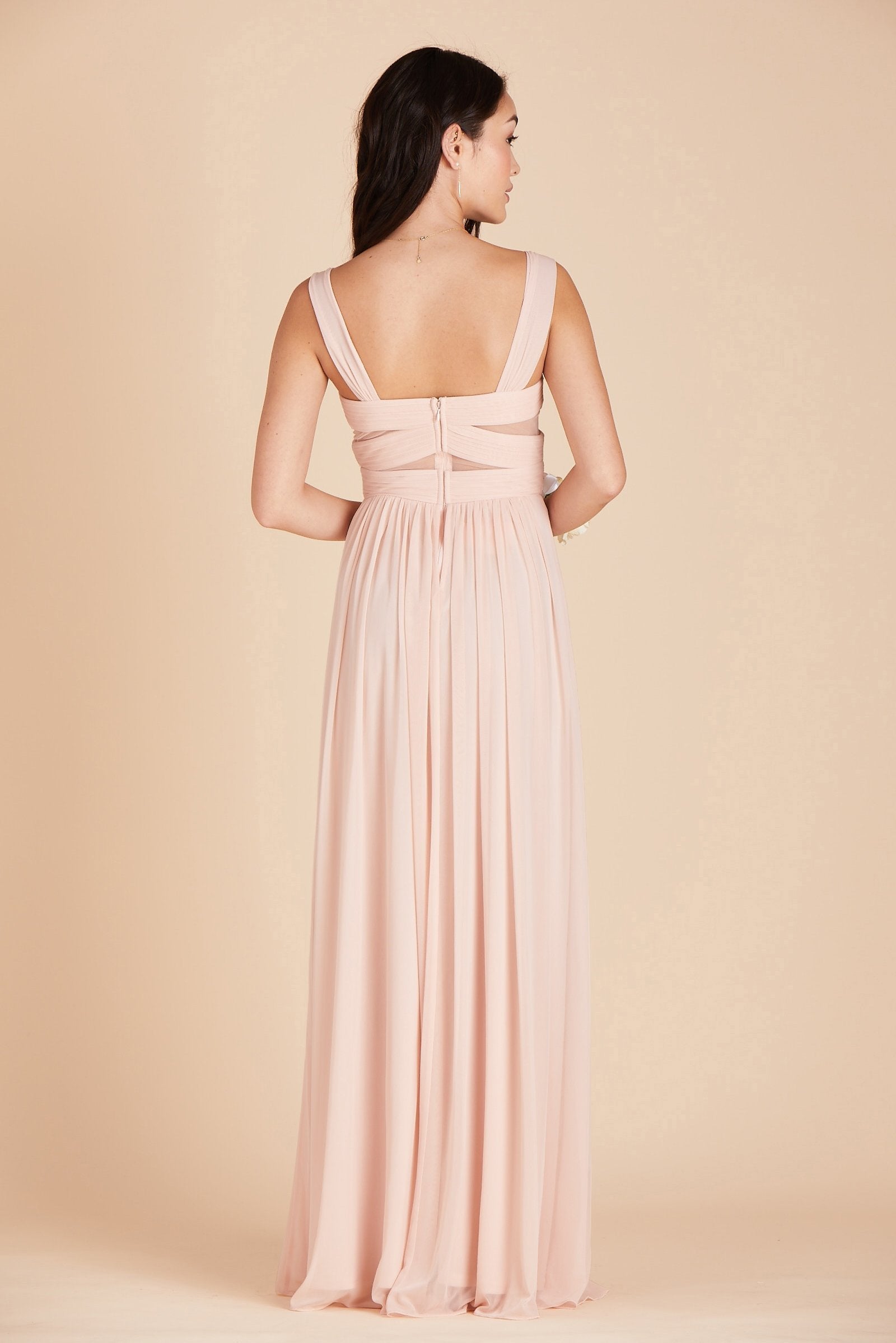 Elsye Dress - Pale Blush