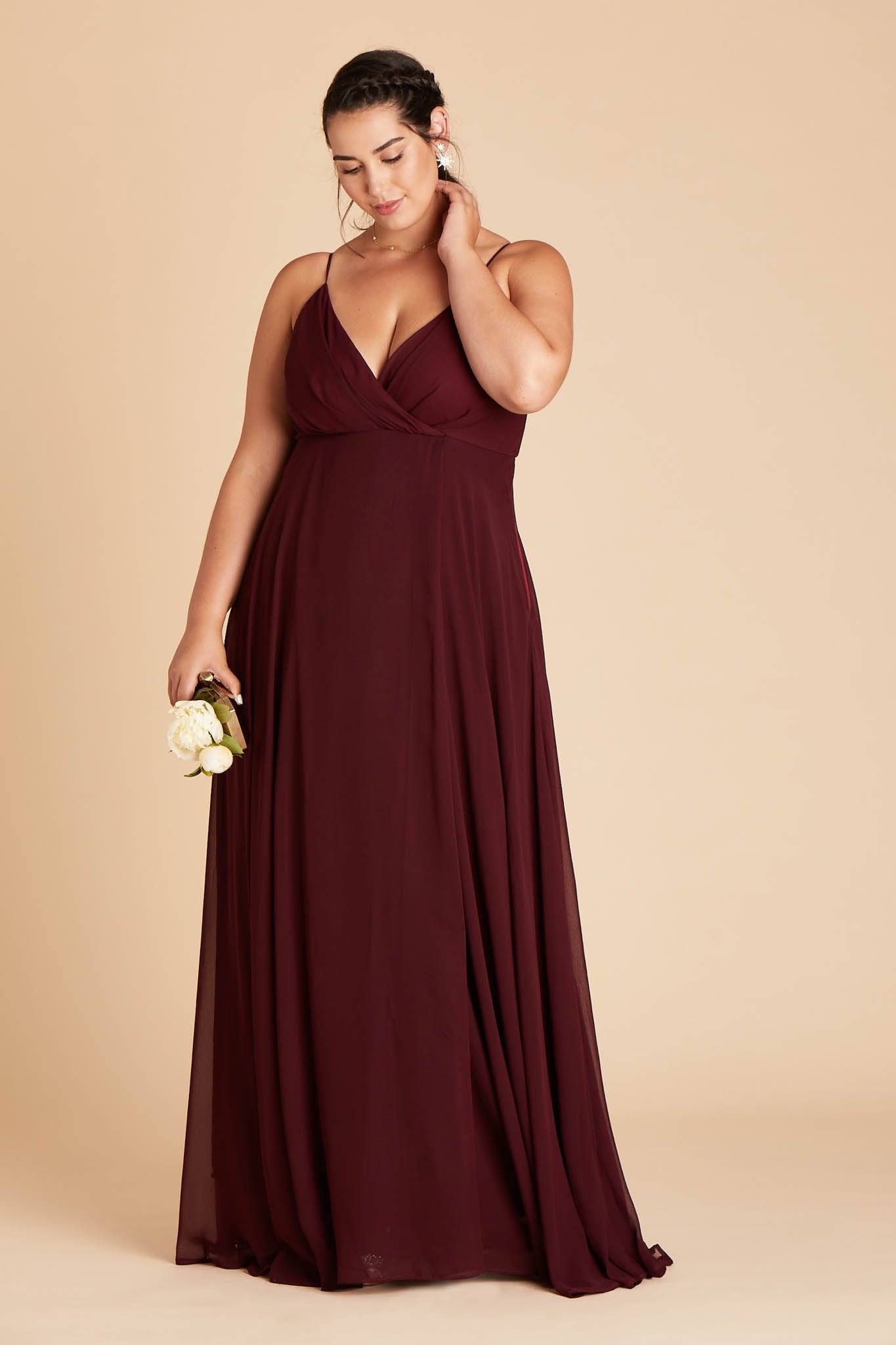 Kaia Dress Curve - Cabernet