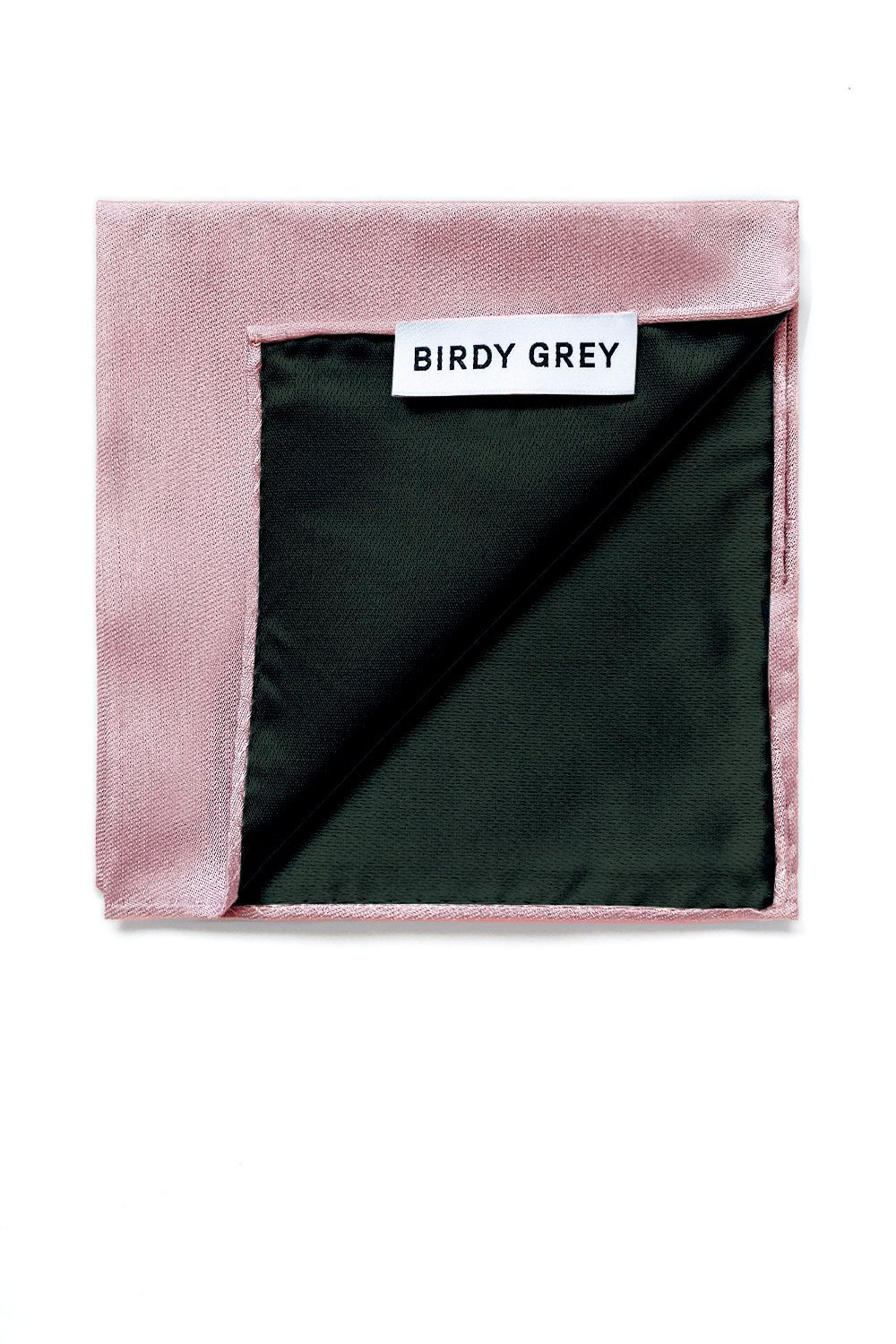 Didi Pocket Square in dark mauve by Birdy Grey, interior view