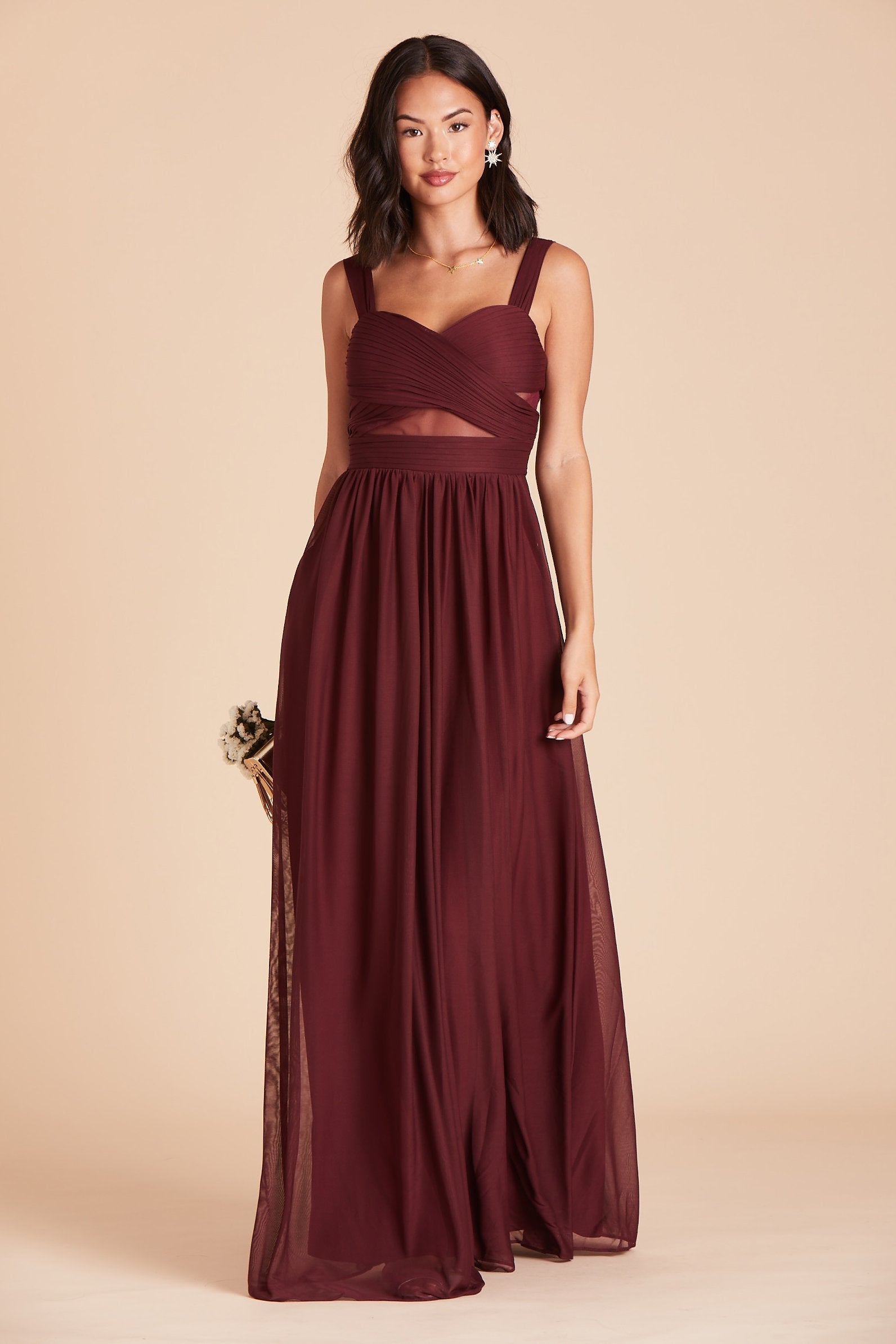 Elsye Dress - Cabernet