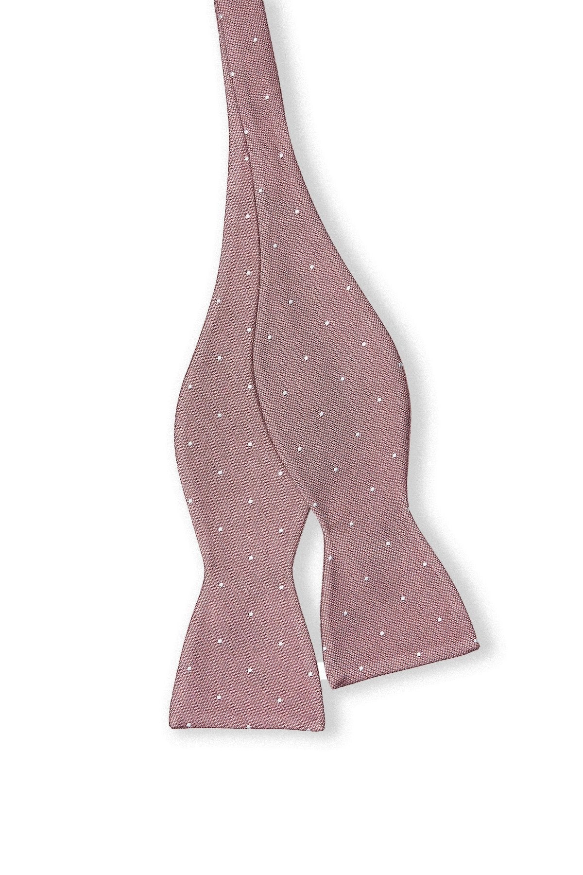 Daniel Bow Tie in Dark Mauve Dot by Birdy Grey, front view