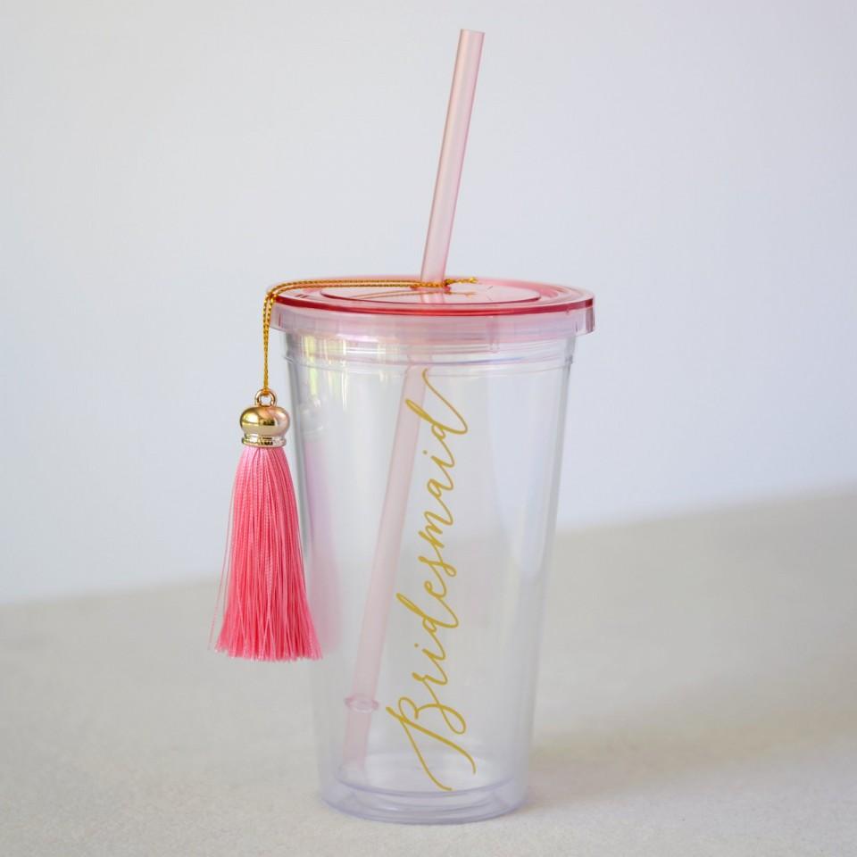 Style Me Pretty Bridesmaid Tumbler by Birdy Grey, front view