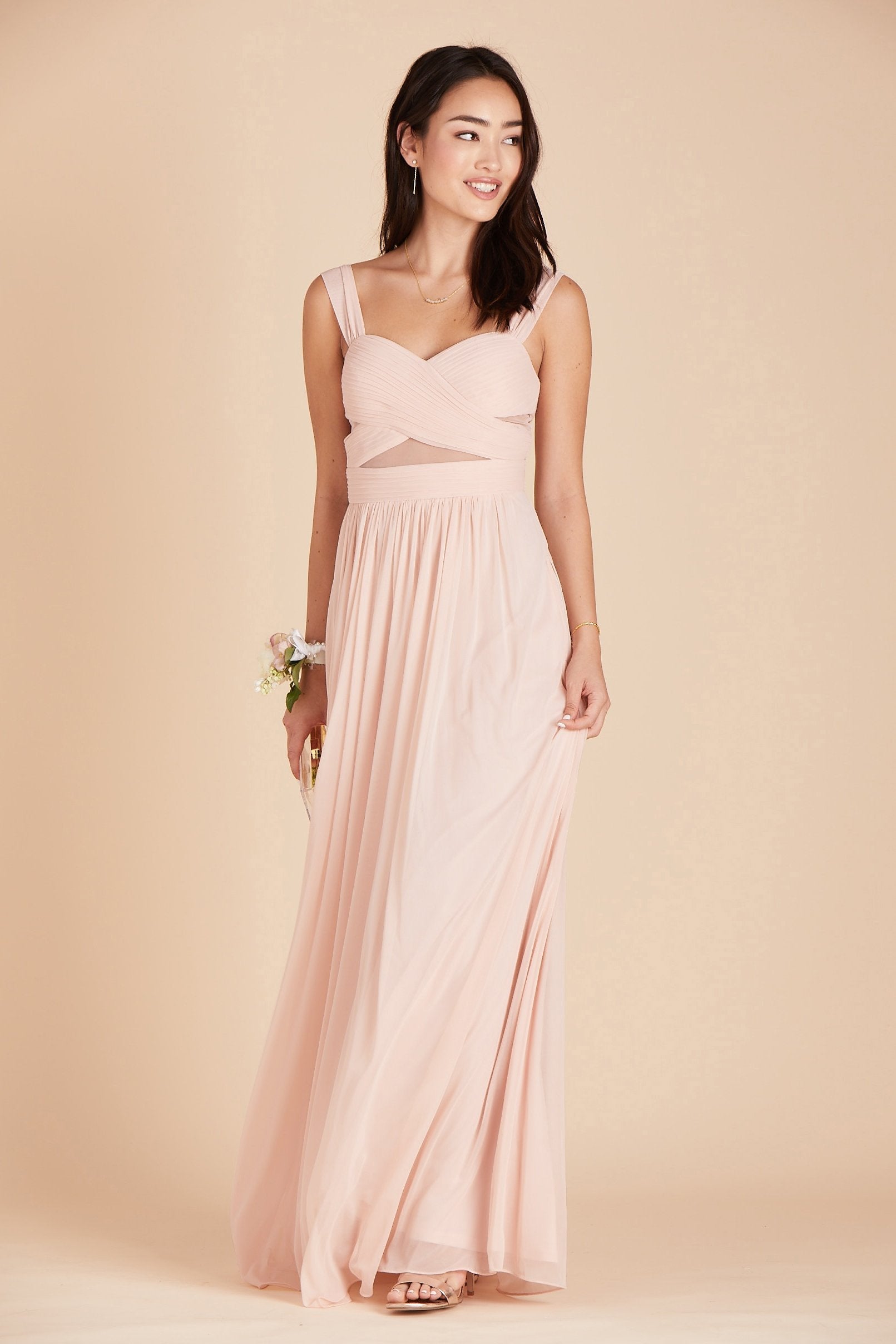 Elsye Dress - Pale Blush