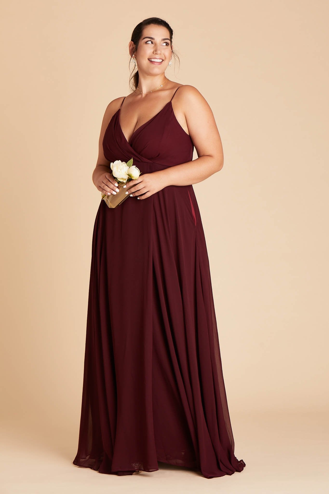 Kaia Dress Curve - Cabernet