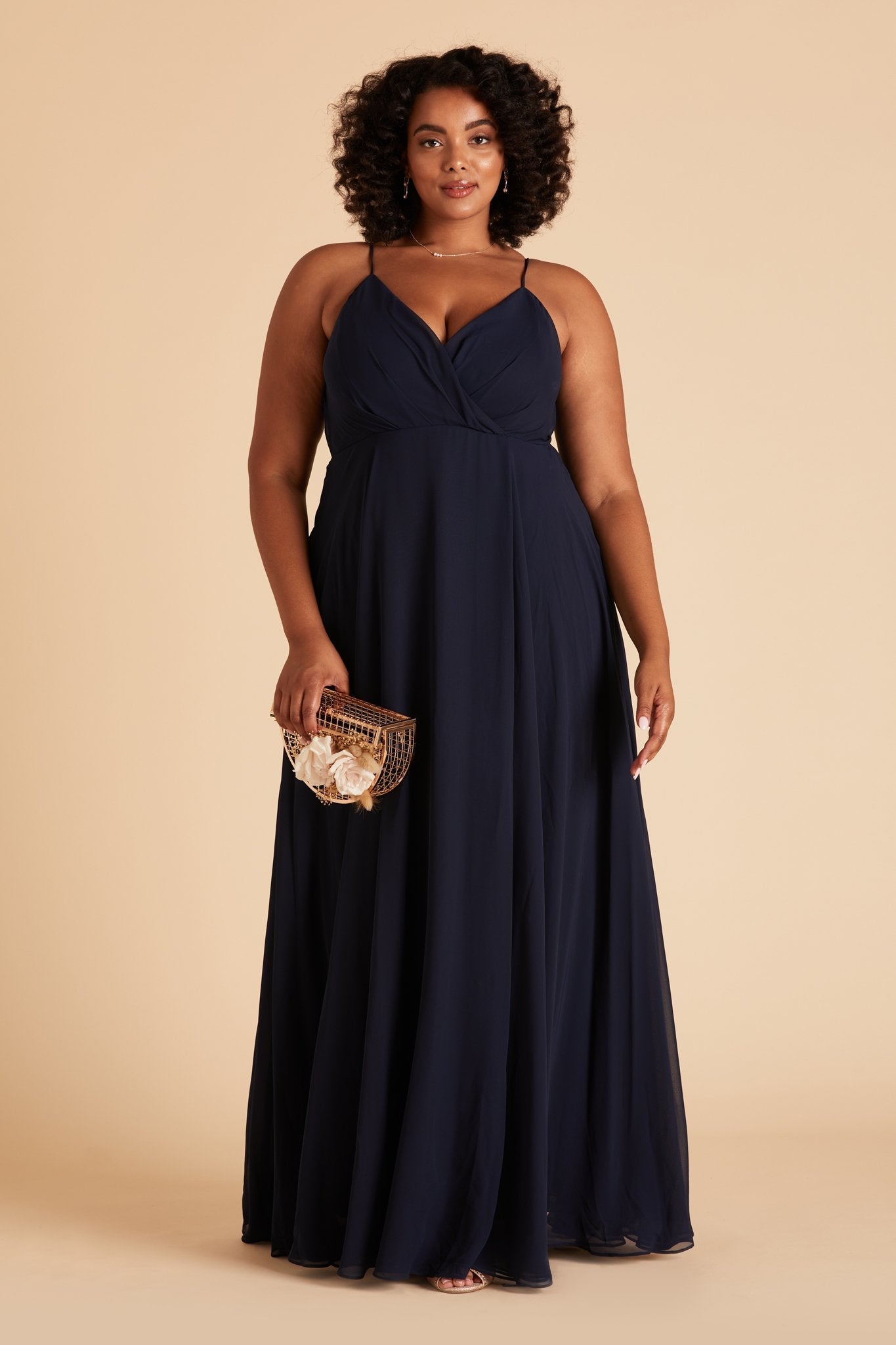 Kaia Dress Curve - Navy